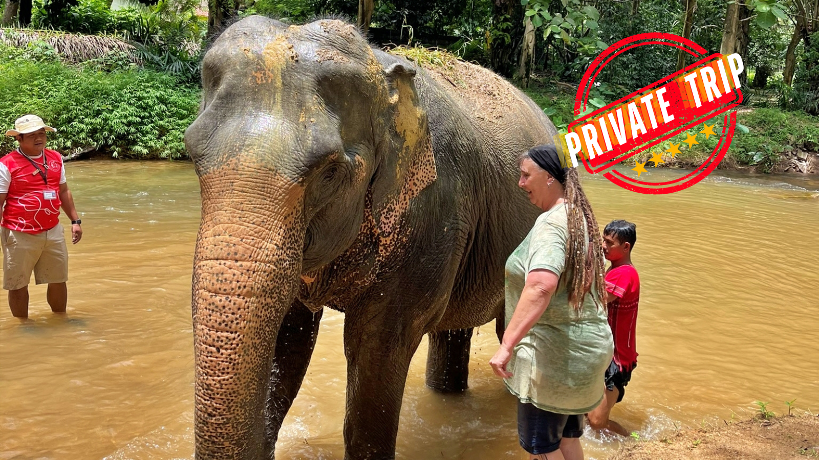 Khao Lak Safari – Elephant bathing and Bamboo rafting ( Private Trip )